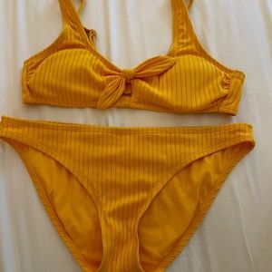 yellow bikini